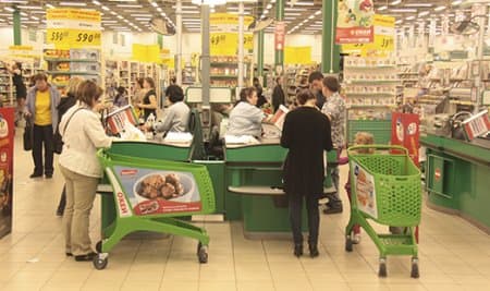 Реклама в гипермаркетах и супермаркетах в Витебске